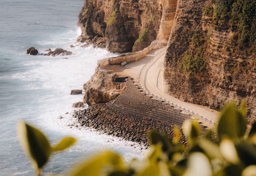 Sea cliff temple near Uluwatu Cliffside
